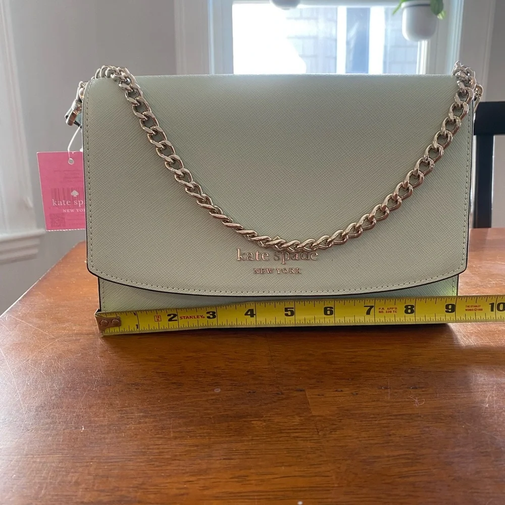 Kate Spade Mint Green Chain Shoulder Bag - Picture 3 of 5